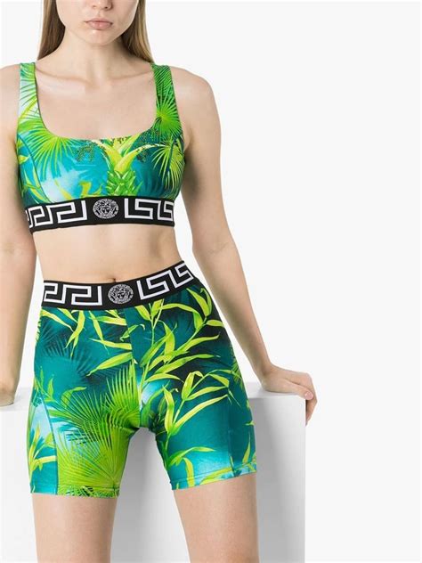 versace jungle shorts|Versace women's shorts.